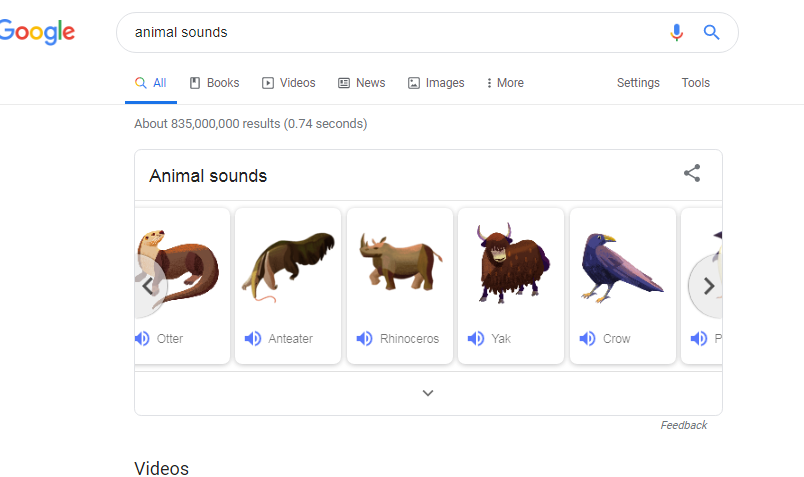 animals sounds