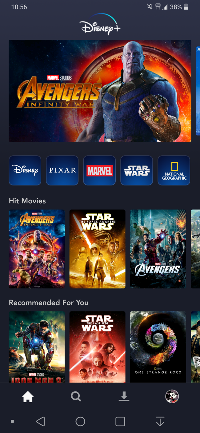 disney plus app