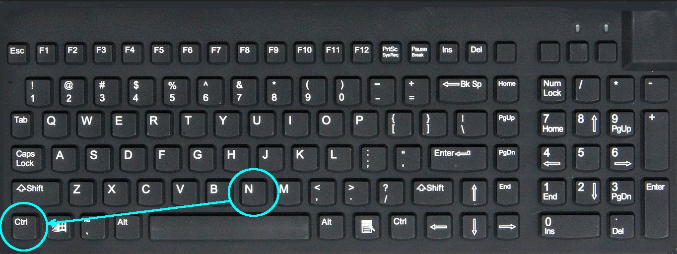 keyboard shortcuts for web brwoser