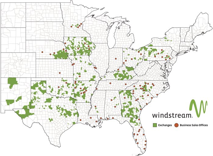 windstream map coverage